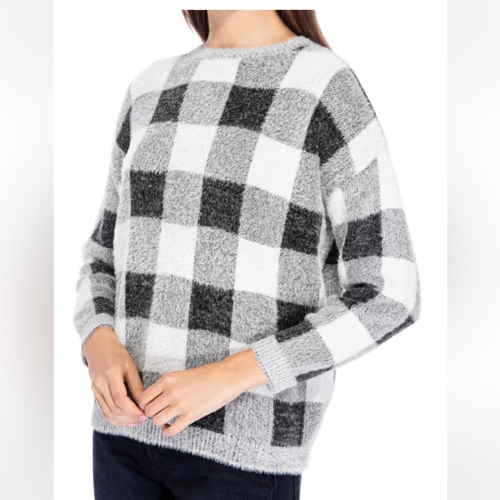 Bobeau | Buffalo Plaid Sweater | Size XL